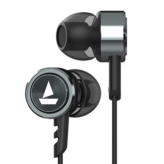 Bassheads 122 | Premium Wired Earphone with 10mm Driver, Metallic Finish, HD Sound, 3.5mm Straight Jack, Activate Voice Assistant with One Click