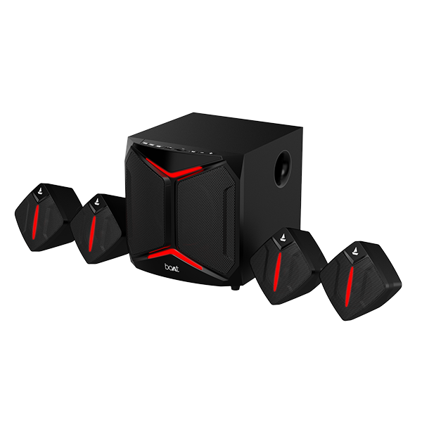 boAt Blitz 2000 Pro | 160W RMS boAt シグネチャーサウンド、4.1 チャンネル サラウンド サウンド、ダイナミック RGB ライト搭載 Bluetooth スピーカー