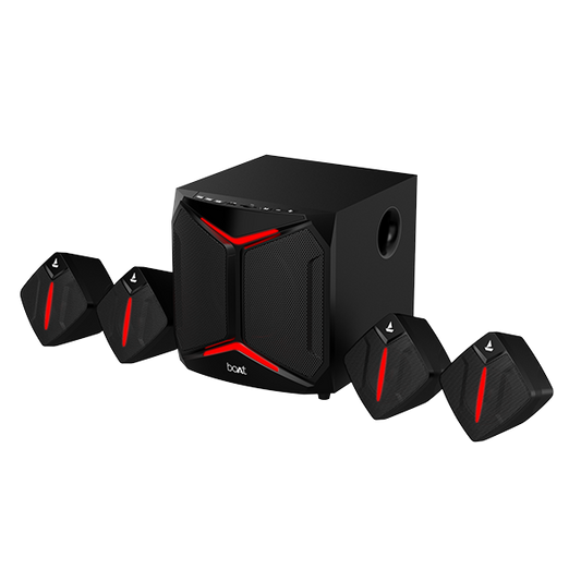 boAt Blitz 2000 Pro | 160W RMS boAt シグネチャーサウンド、4.1 チャンネル サラウンド サウンド、ダイナミック RGB ライト搭載 Bluetooth スピーカー