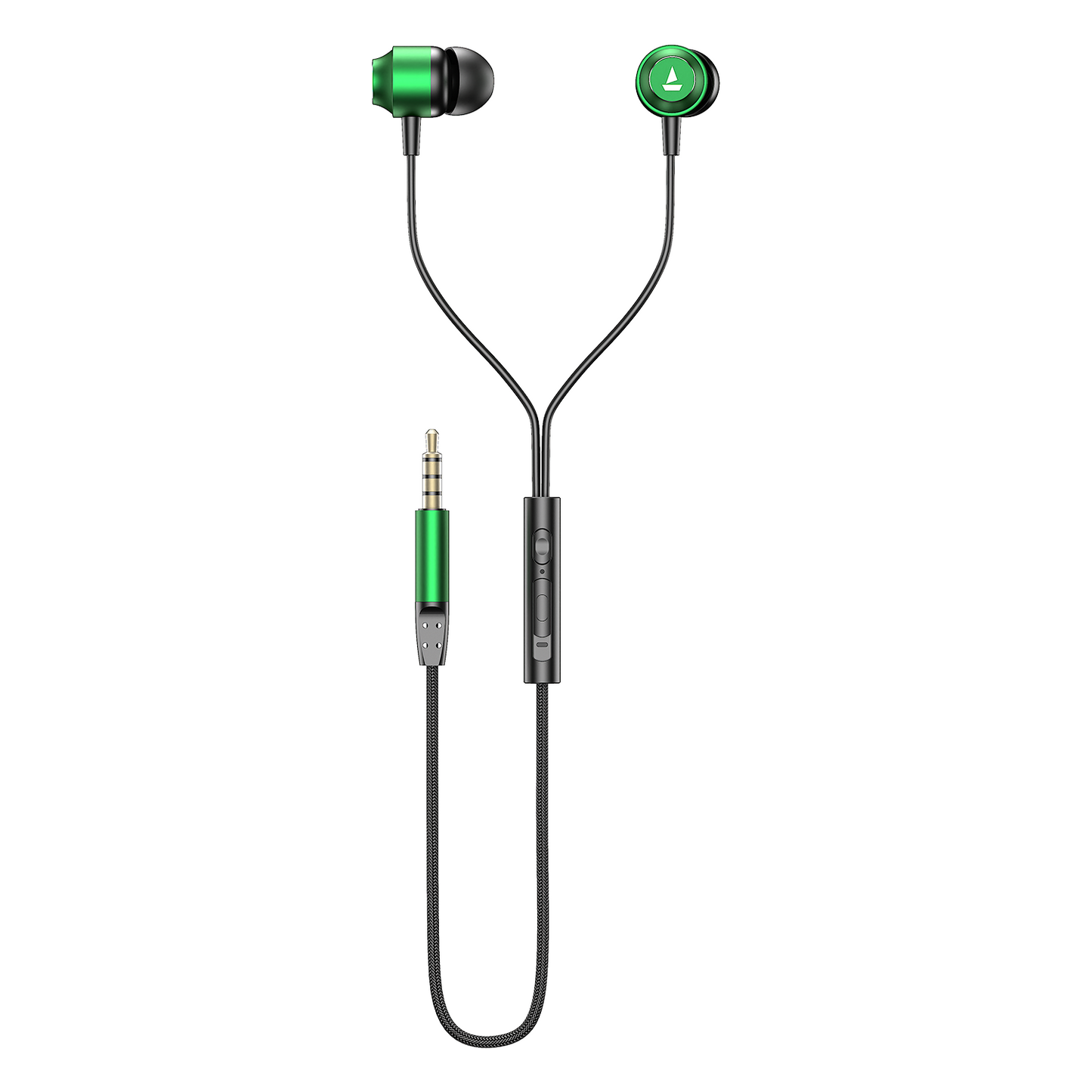 Bassheads 162v2 | Wired Earphone with 10mm Drivers, boAt Signature Sound, Metallic Earbuds, Ergonomic Fit