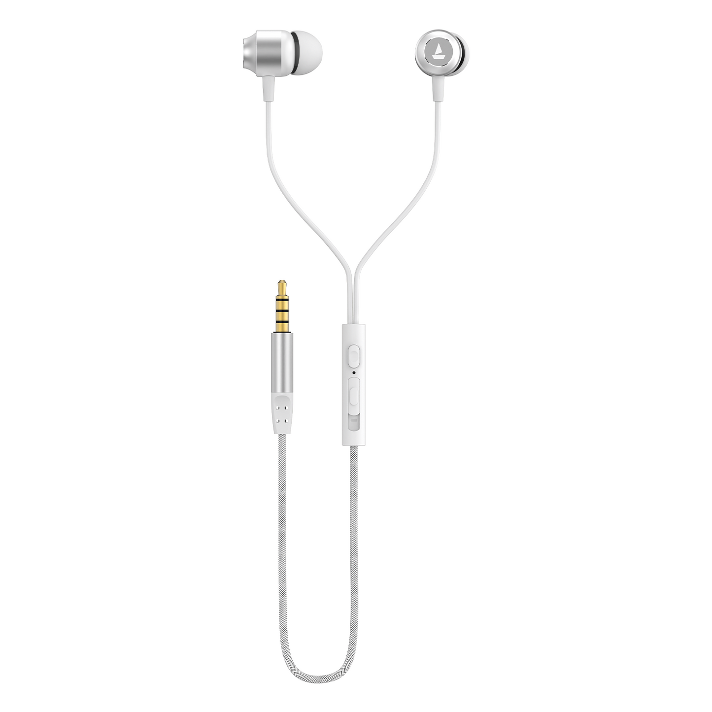 Bassheads 162v2 | Wired Earphone with 10mm Drivers, boAt Signature Sound, Metallic Earbuds, Ergonomic Fit