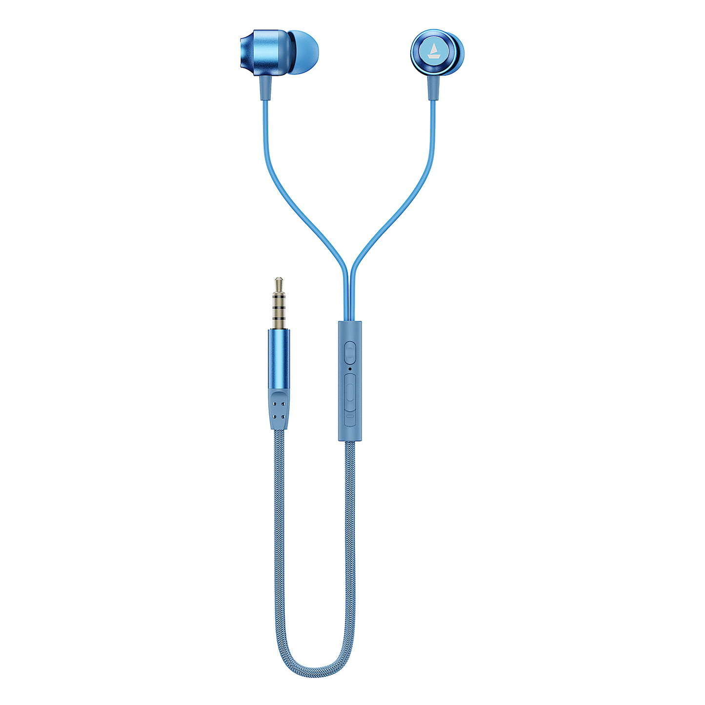 Bassheads 162v2 | Wired Earphone with 10mm Drivers, boAt Signature Sound, Metallic Earbuds, Ergonomic Fit