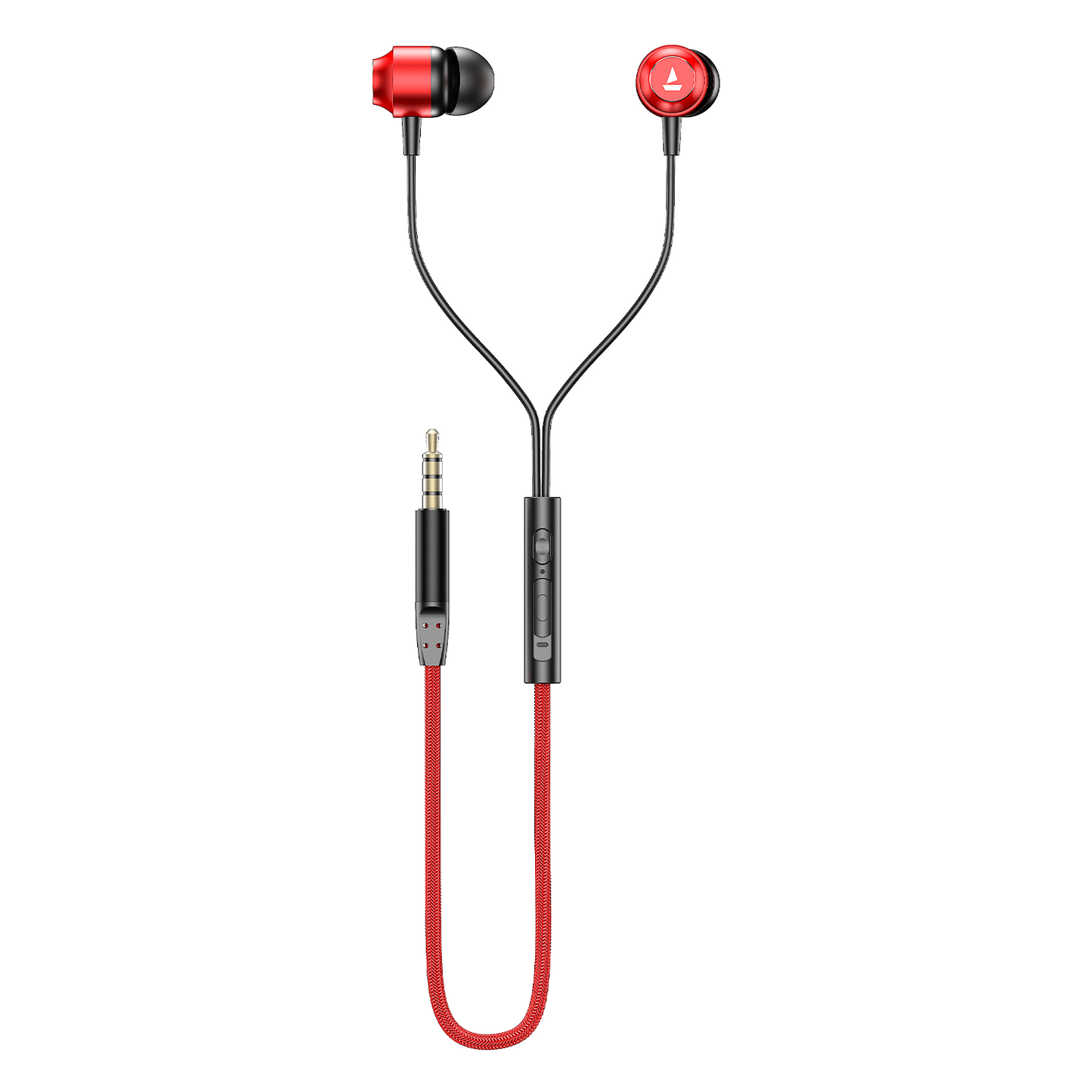 Bassheads 162v2 | Wired Earphone with 10mm Drivers, boAt Signature Sound, Metallic Earbuds, Ergonomic Fit