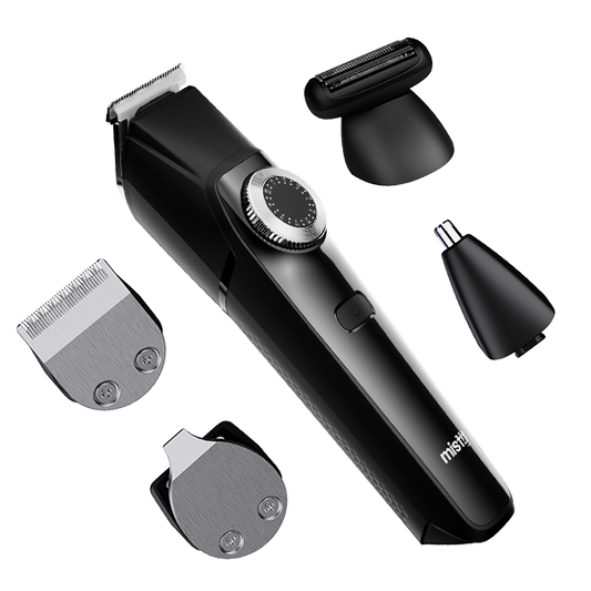 boAt Misfit Groom 700 5 in 1 | Grooming Kit with 180 Minutes Runtime, 5 Attachments, 0.5-20 mm Length Settings
