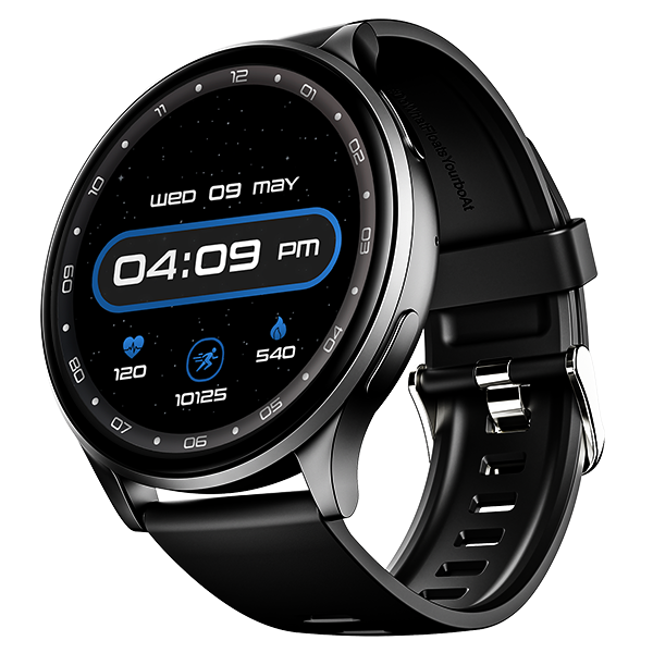 boAt Lunar Orb | Smartwatch with 1.45" (3.68cm) Amoled Display, BT Calling,  Crest+ OS, Watch Face Studio