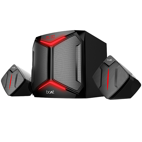 BLITZ 2008 | 2.1 Channel Wired Bluetooth Speaker with 100W RMS Sound, Dynamic RGB LEDs, 5 Entertainment EQ Modes