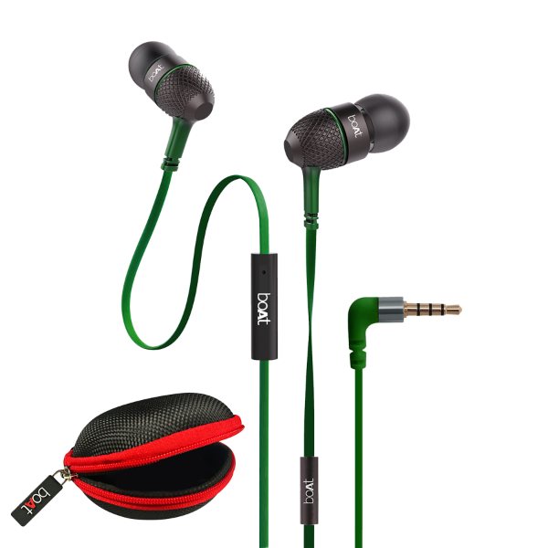 Bassheads 225 | Wired Earphone with Carry Case, Passive Noise Cancellation, Super Extra Bass