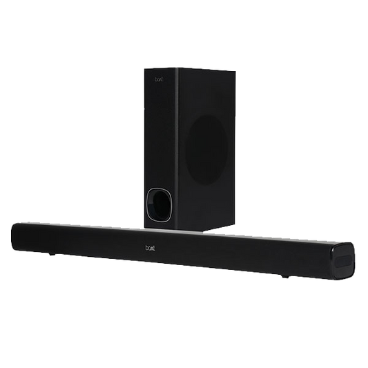 boAt Aavante 1200 | 80W Home Theatre with 40W RMS Soundbar, Smart Integrated Control, High Fidelity Stereo Sound
