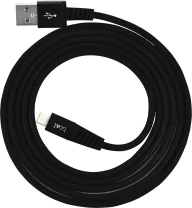 Para-Armour Lightning Cable MFI Certified 1.5M | Apple Certified Lightning Cable with 480mbps Data Transfer Speed, Metal Braided, Durable Connectors