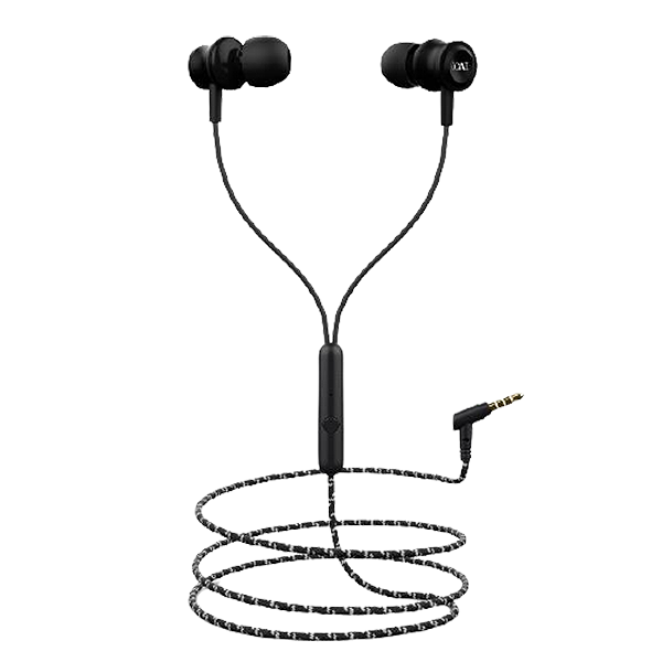 boAt Bassheads 152 | Wired Earphone with Premium HD Sound, Angled Headphone Jack, Super Extra Bass, Active Voice Assistant