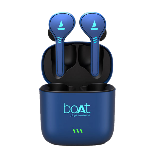 boAt Airdopes 433 | Wireless Earbuds with 7mm drivers, IPX4 water resistance, 500mAh Charging Case, Music upto 10 Hours