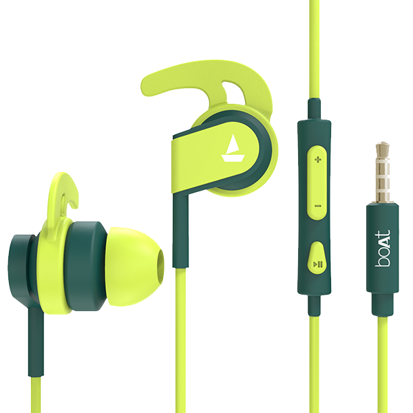 boAt Bassheads 242 | Wired Earphone with Durable Coated Cable, 10mm Dynamic Driver, IPX4 Water Resistant