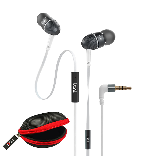 Bassheads 225 | Wired Earphone with Carry Case, Passive Noise Cancellation, Super Extra Bass